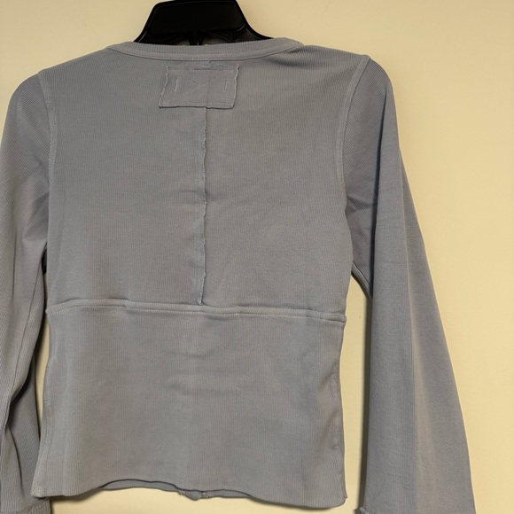 We The Free Blue Combo Night Belle Cuff Top - Picture 12 of 12